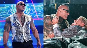 The Rock sends a message after brutally beating down Seth Rollins and Cody Rhodes on WWE RAW