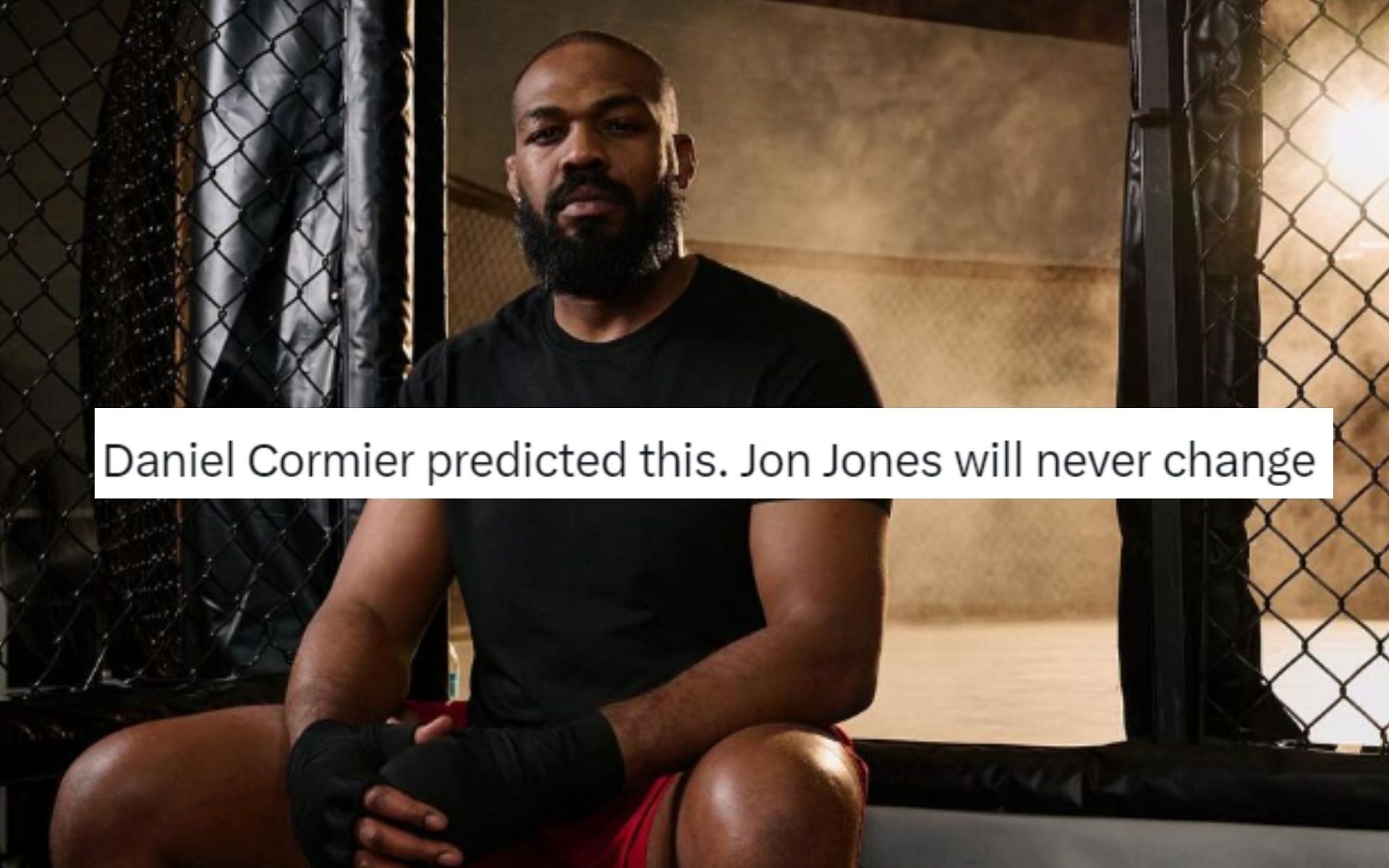 Jon Jones is currently under investigation. [Image via @JonnyBones on Instagram]