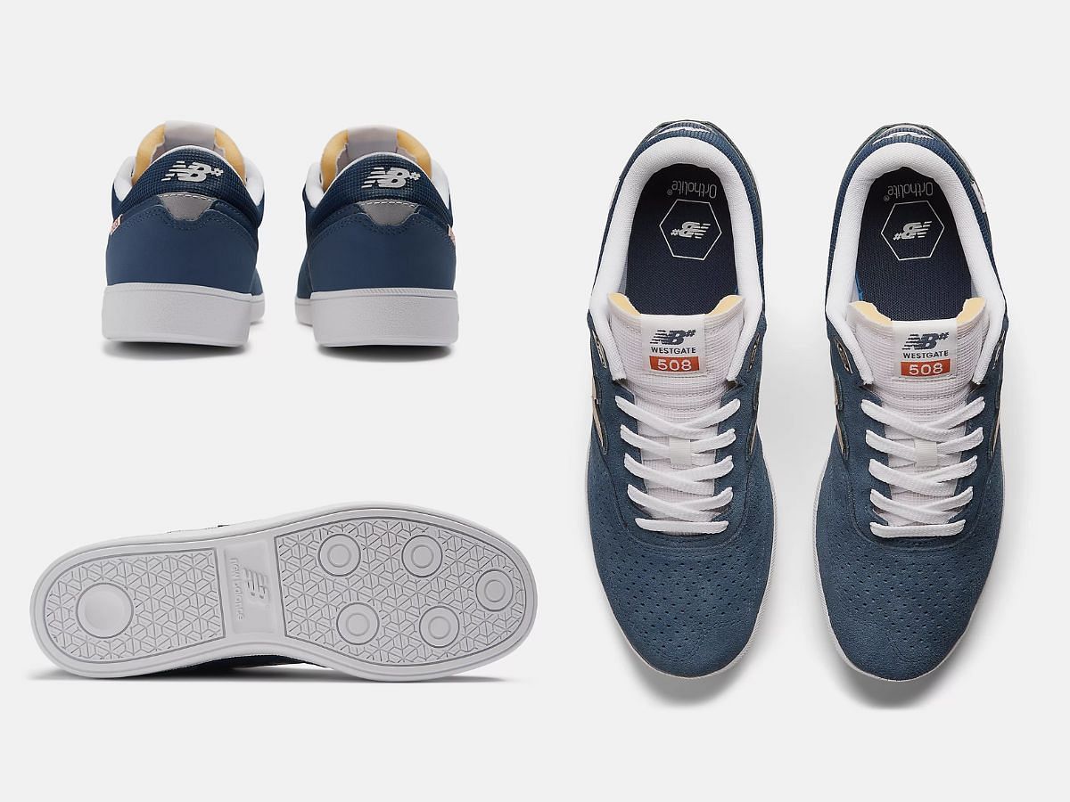 NB Numeric Brandon Westgate 508 &quot;Vintage indigo with sea salt&quot; sneakers (Image via New Balance)