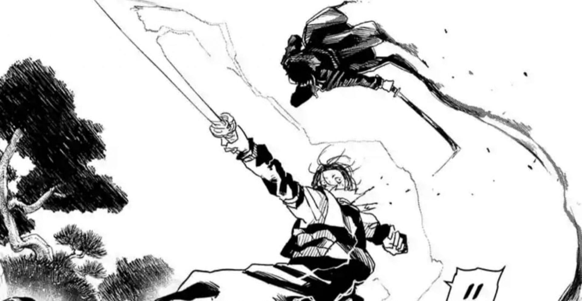 Genichi Sojo vs Chihiro, as seen in the manga (Image via Takeru Hokazono/Shueisha_)