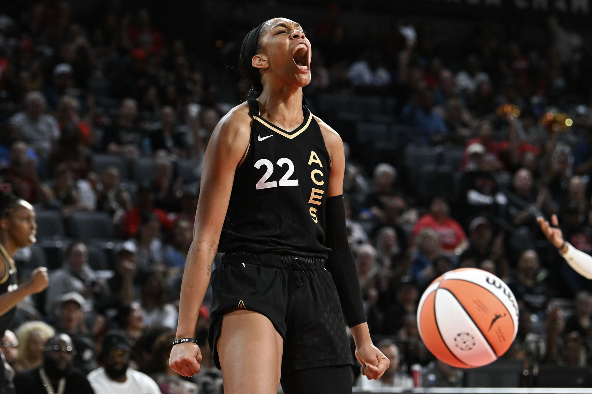 A&#039;ja Wilson of the Las Vegas Aces