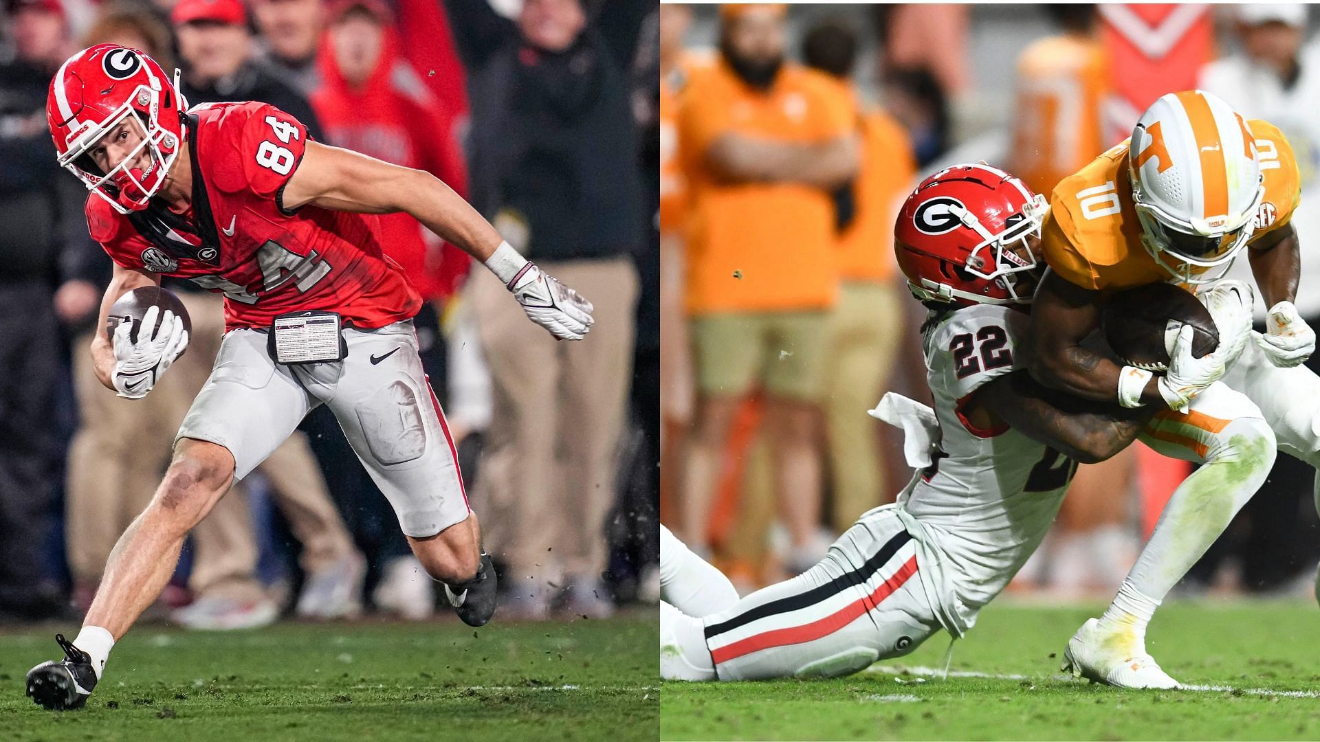 Ladd McConkey and Javon Bullard are two Georgia prospects expected to be selected in round two of the 2024 NFL Draft