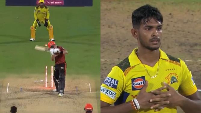 [Watch] Matheesha Pathirana cleans up Aiden Markram with a searing yorker during CSK vs SRH IPL 2024 match