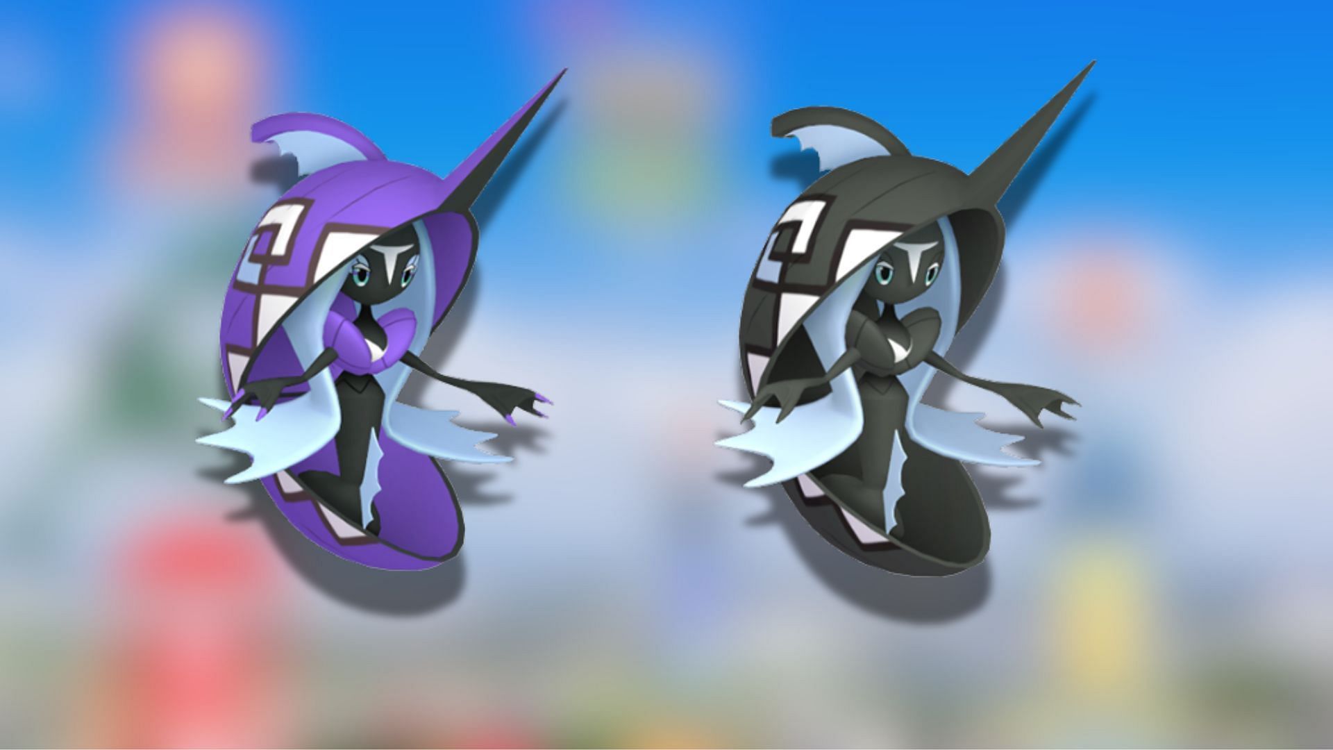 Glance of Tapu Fini and Shiny Tapu Fini (Image via The Pokemon Company)