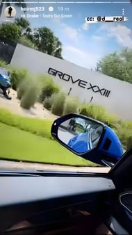 Marcus Jordan rolls up to dad's golf 'paradise' Grove XXIII in $241,843 Lambo