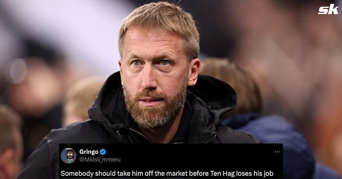 “Waiting for Manchester United” - Fans react as ex-Chelsea boss Graham Potter rejects chance to manage European giants