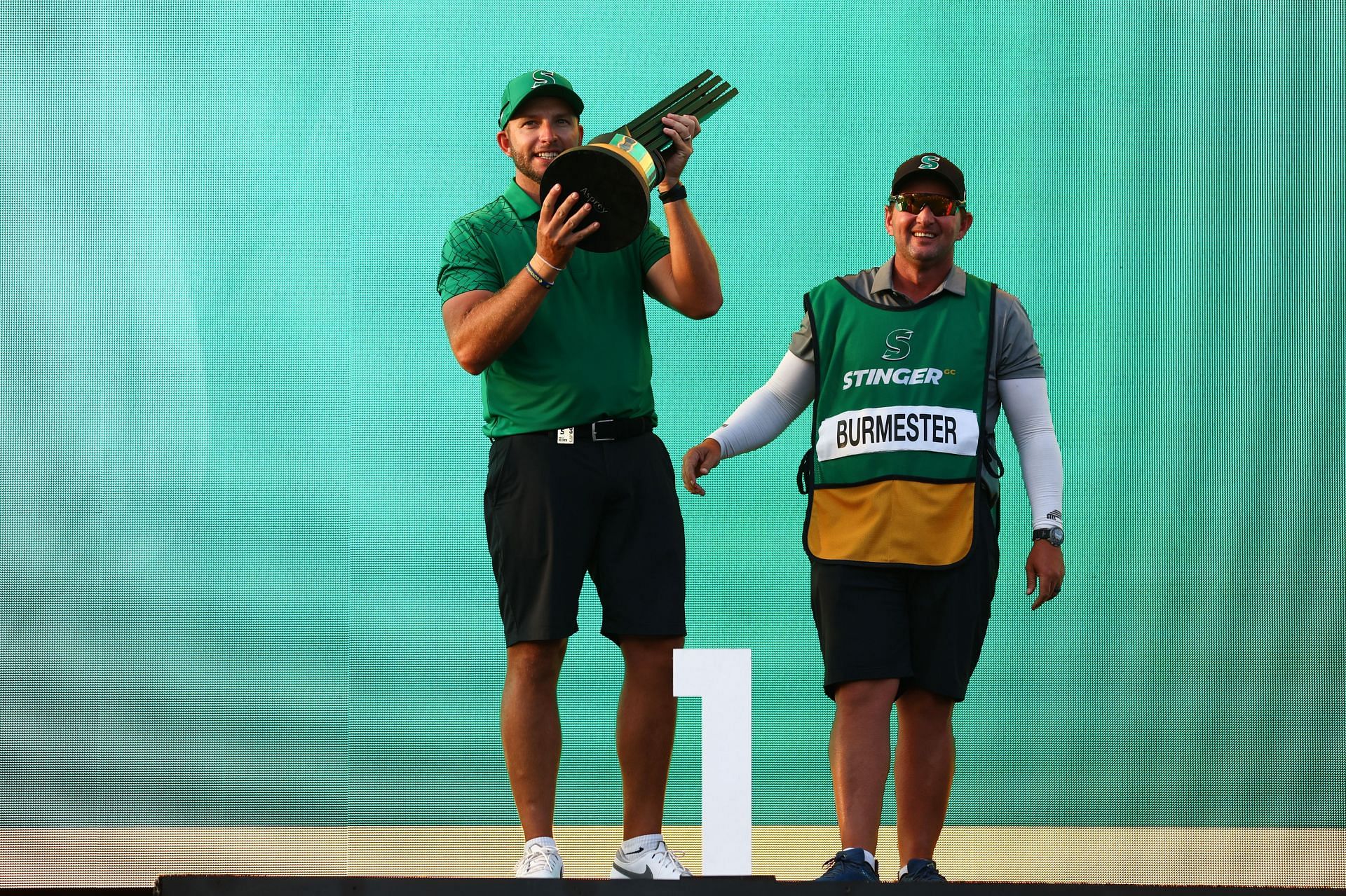 Dean Burmester of Stinger GC won the LIV Golf Miami