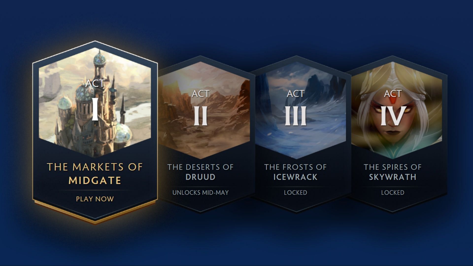 Crownfall acts (Image via Valve)