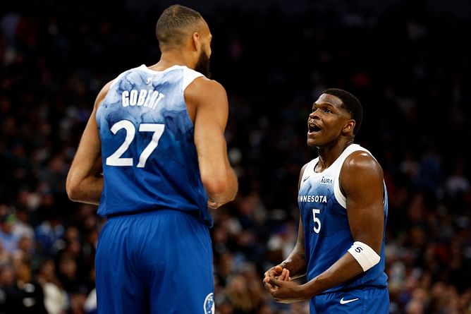 "He's been playing his a** off": Anthony Edwards credits trust in Rudy Gobert for Timberwolves' growth