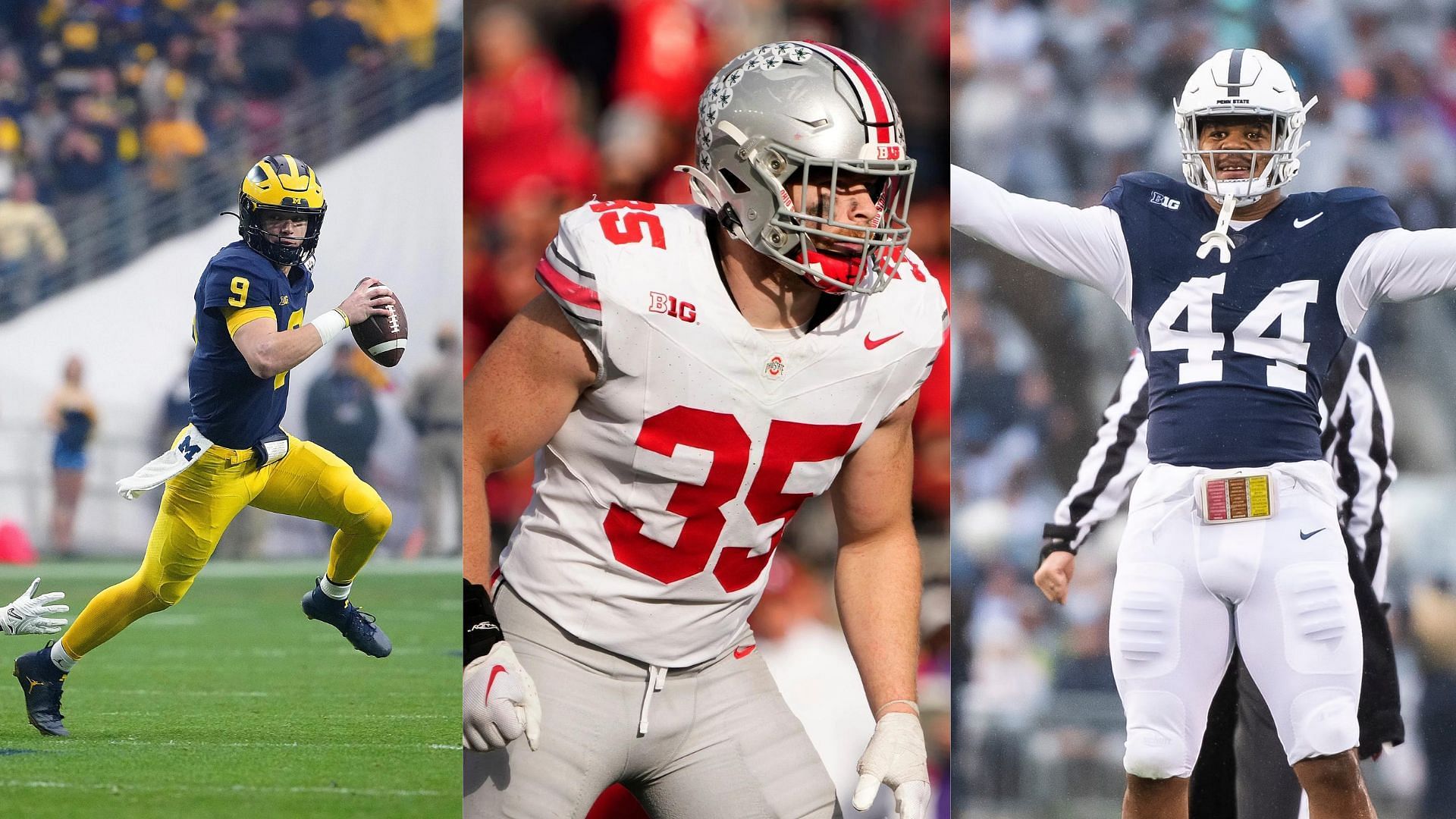 J.J. McCarthy, Tommy Eichenberg, and Demeioun Robinson (Chop) Robinson all have boom-or-bust potential in the 2024 NFL Draft