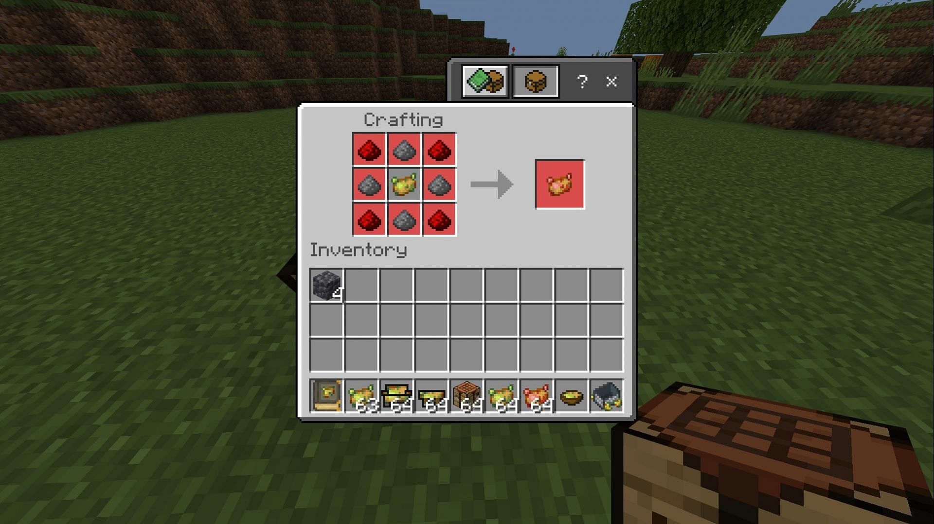 You can create all kinds of new blocks and items using poisonous potatoes (Image via Mojang Studios)