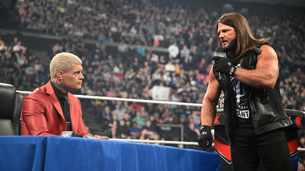 Cody Rhodes and AJ Styles will face each other at Backlash