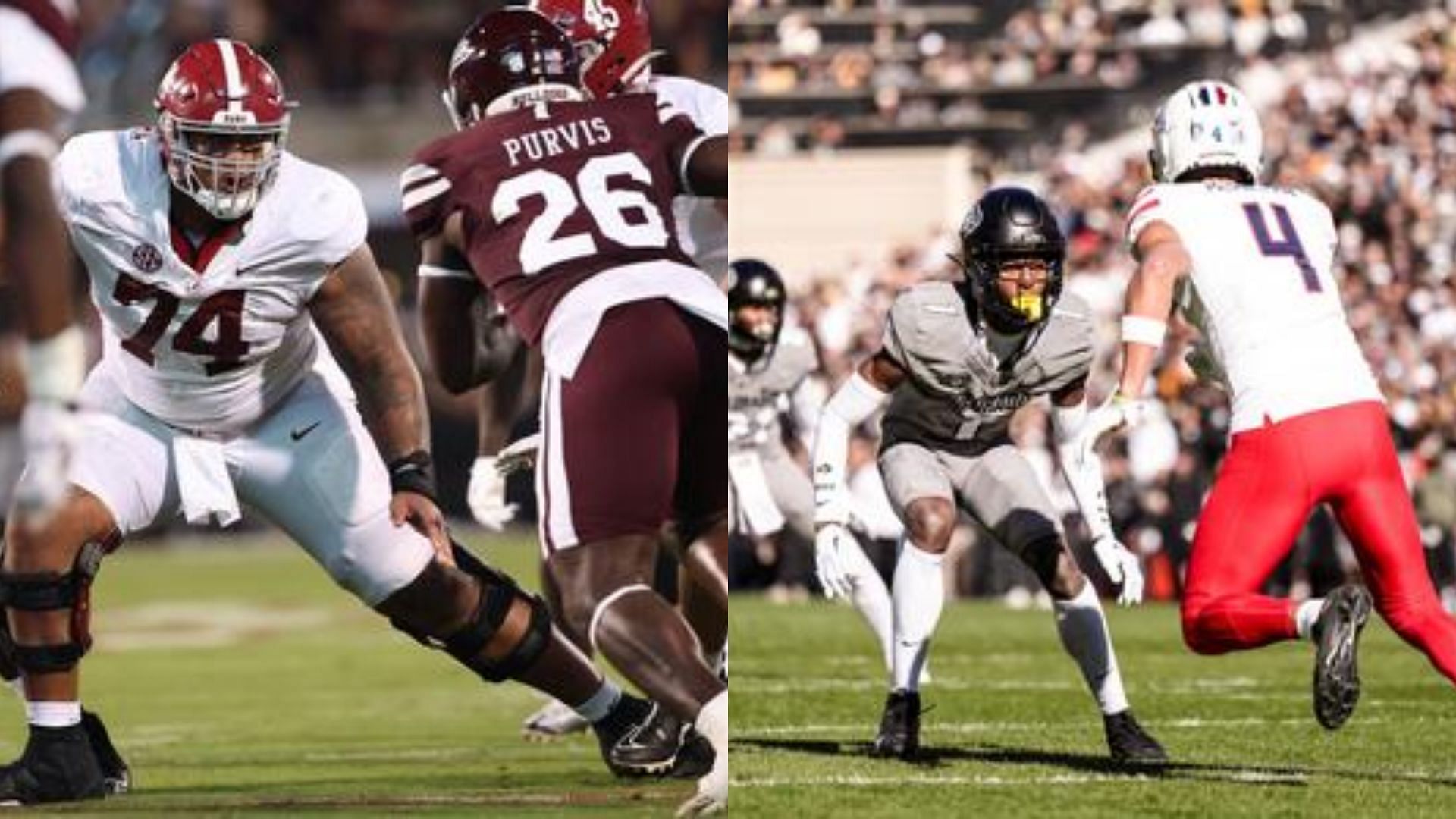 Cormani McClain and Kadyn Proctor are two of the top college football players available