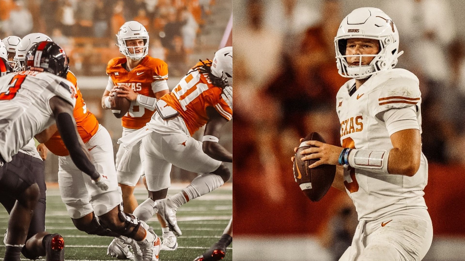 Is there a quarterback battle in Texas?