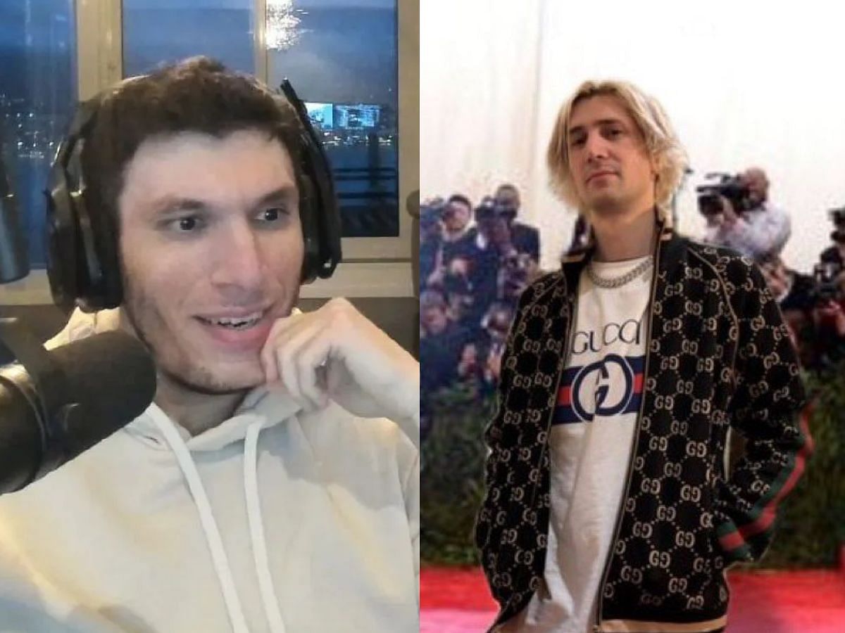 xQc reveals being invited to Met gala 2024 (Image via Twitch/Trainwreckstv and X/@xqcreviews)