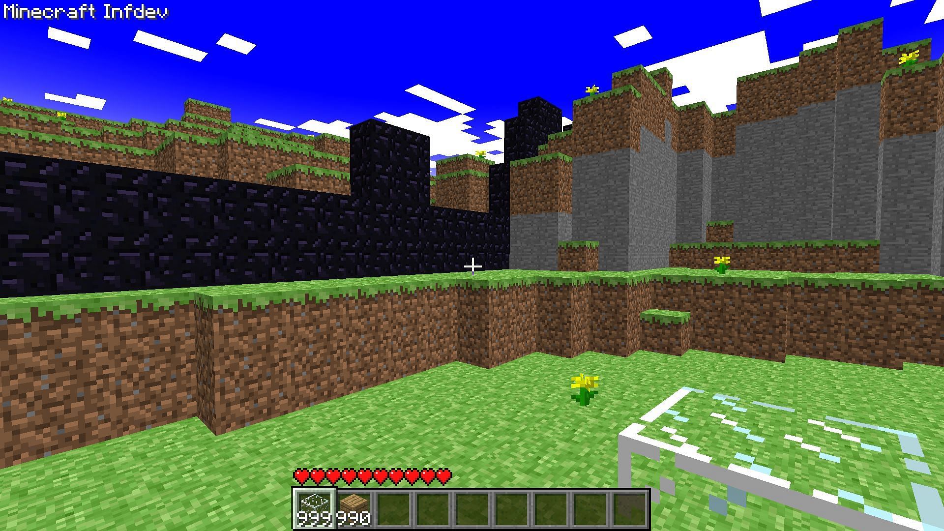 These obsidian walls would be a nuisance in the modern game. (Image via Mojang)