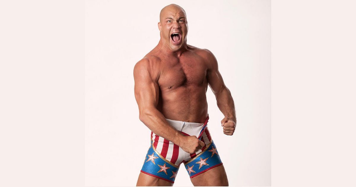 Kurt Angle retired from wrestling in 2019 [Image from wwe.com]