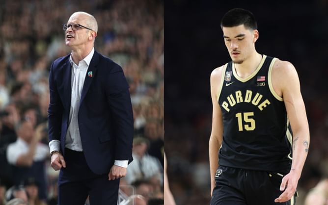 "He's a 'Game of Thrones' giant out there": Dan Hurley makes hilarious comparison for Purdue's Zach Edey following national title win