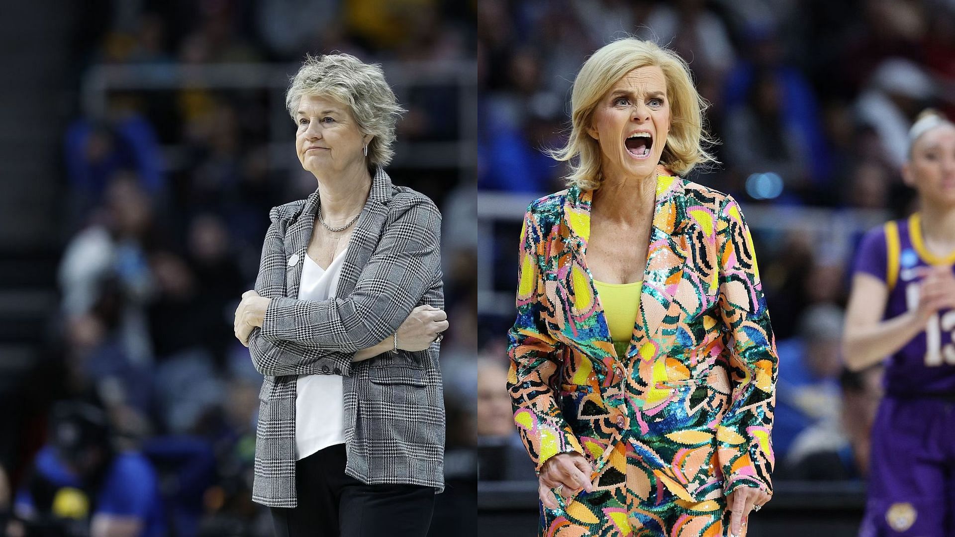 Lisa Bluder and Kim Mulkey