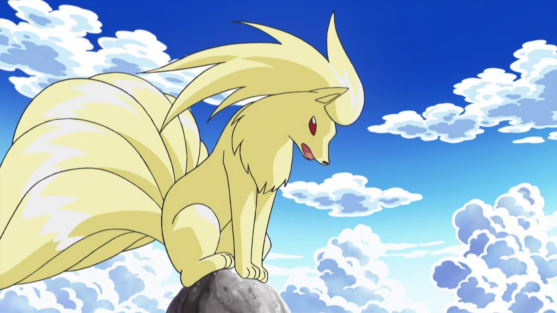 Ninetales in the anime (Image via The Pokemon Company)