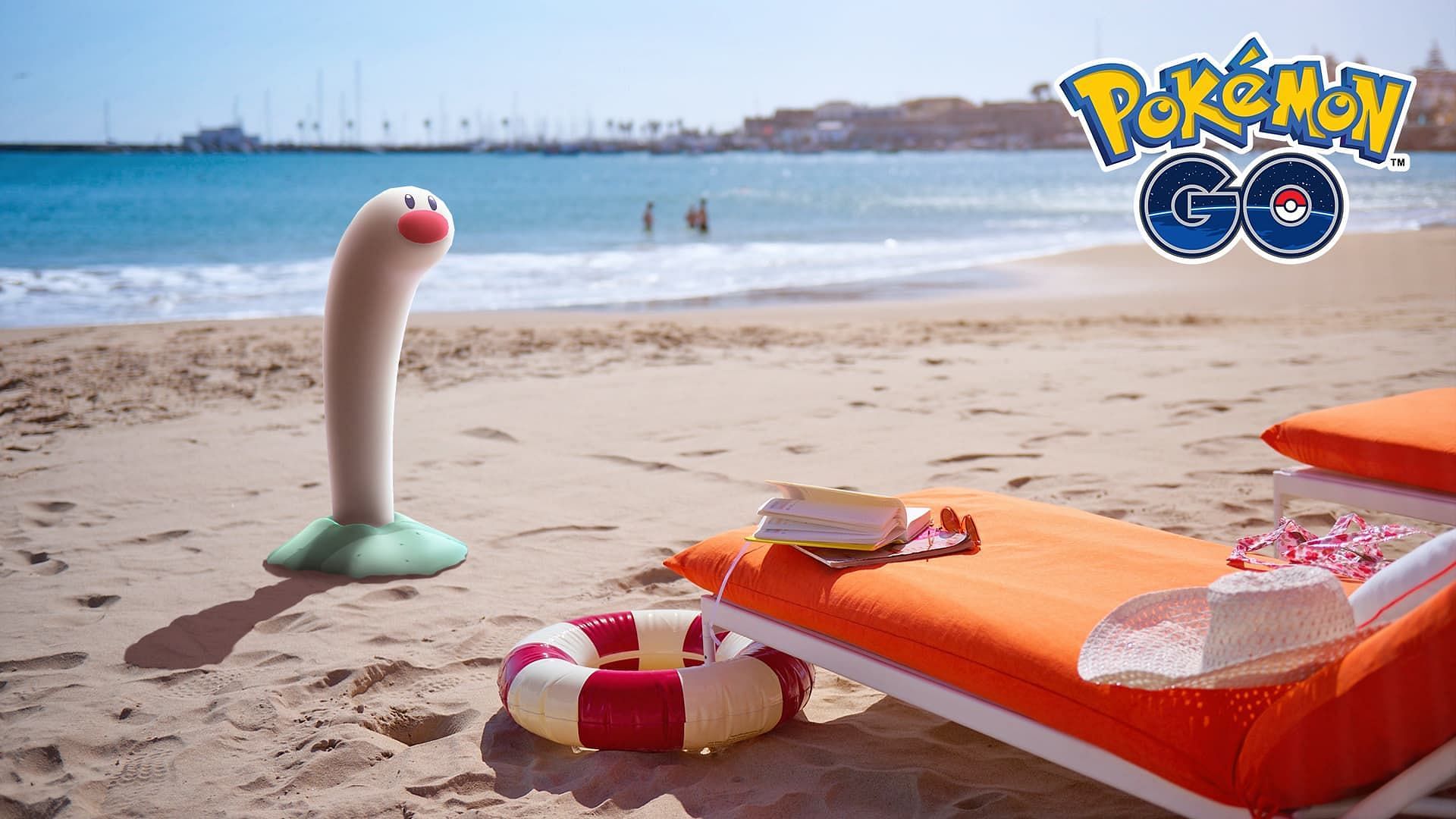 The Paldean Wilglett is set to make its debut in the Beach Biome (Image via The Pokemon Company)