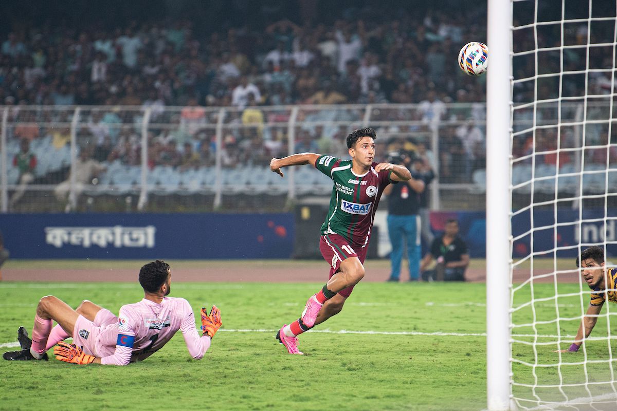 Sahal scored the winning goal for Mohun Bagan Super Giants (Image courtesy: ISL Media)