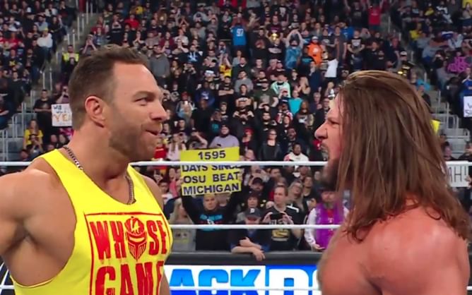 [VIDEO] Major moment happened between LA Knight & AJ Styles after SmackDown went off the air