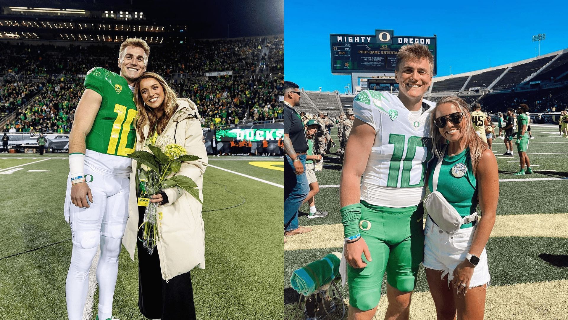 Bo Nix&rsquo;s wife Izzy reacted to her husband