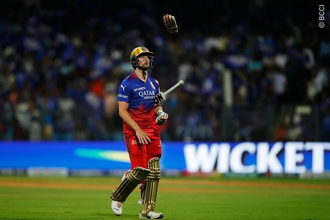[Watch] Will Jacks dismissed in an unlucky run out at the non-striker's end during RCB vs SRH IPL 2024 clash