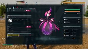 Bellanoir Libero in Palworld: Where to find, skills, item drops, and more