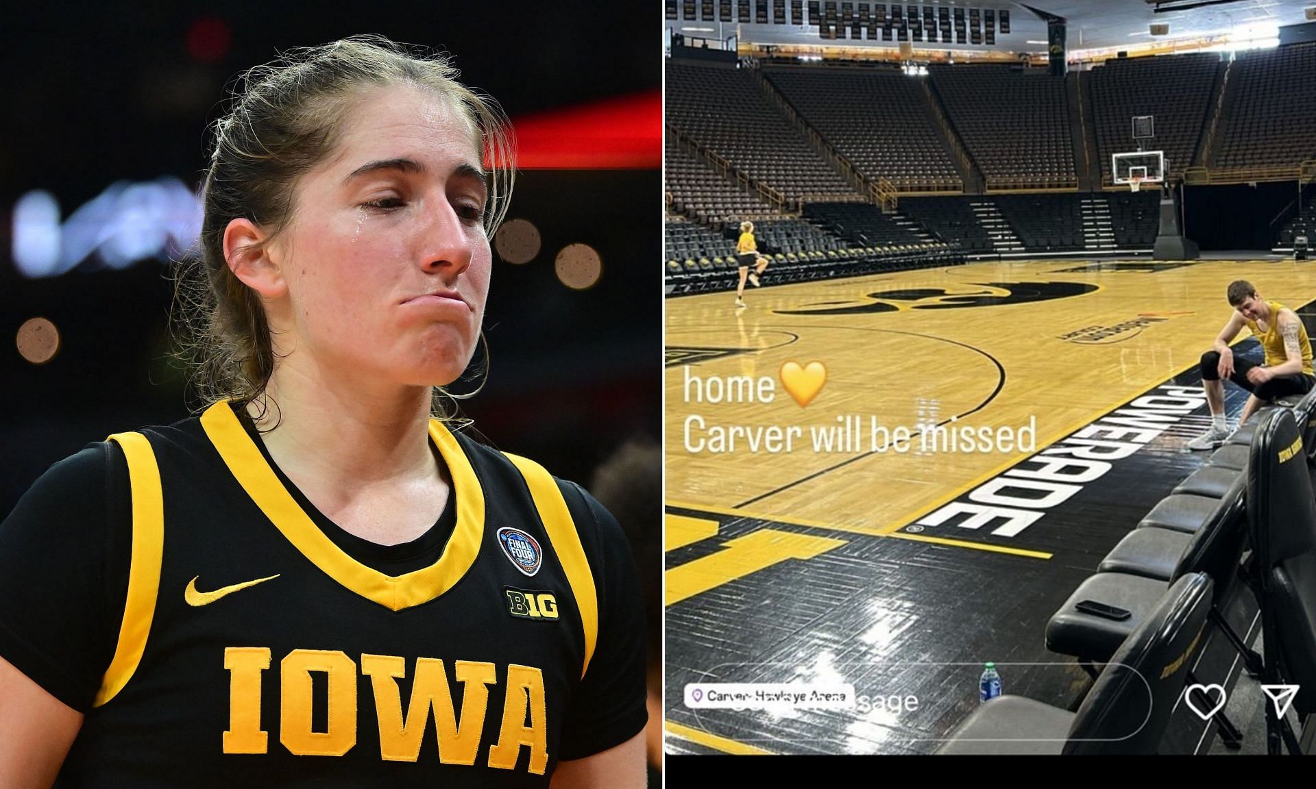 Kate Martin says goodbye to Iowa, welcomes Aces.