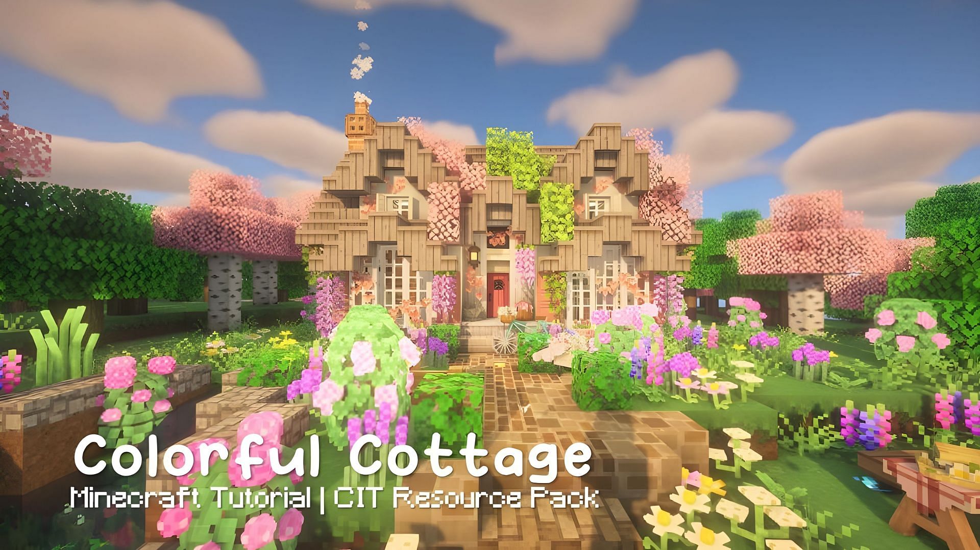The Overgrown Colorful Cottage (Image via Youtube/cupxcakezys)