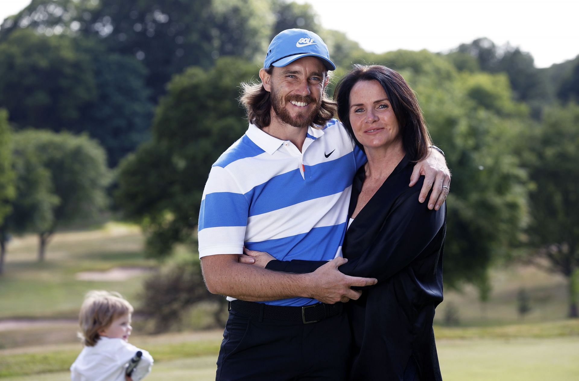 Professional Golfer Tommy Fleetwood Practices As Lockdown Restrictions Are Relaxed