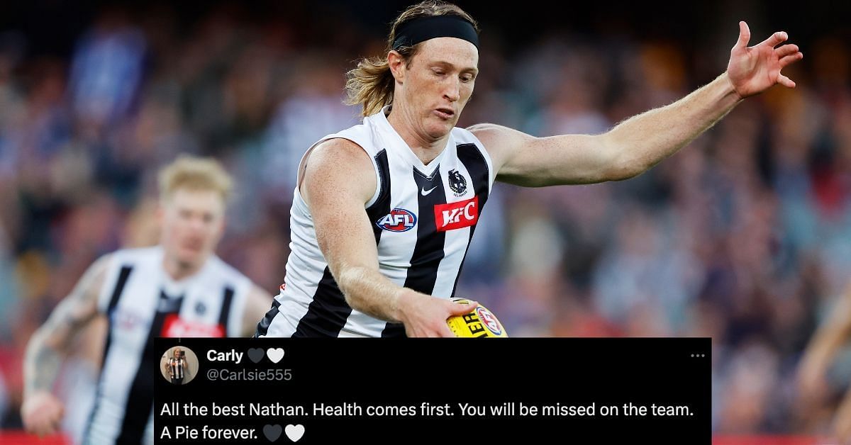 Nathan Murphy suffered a concussion in the first quarter of Collingwood