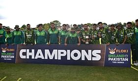 [Watch] Mohammad Rizwan takes a stunning diving catch in the outfield during 3rd Pakistan vs Ireland T20I in Dublin