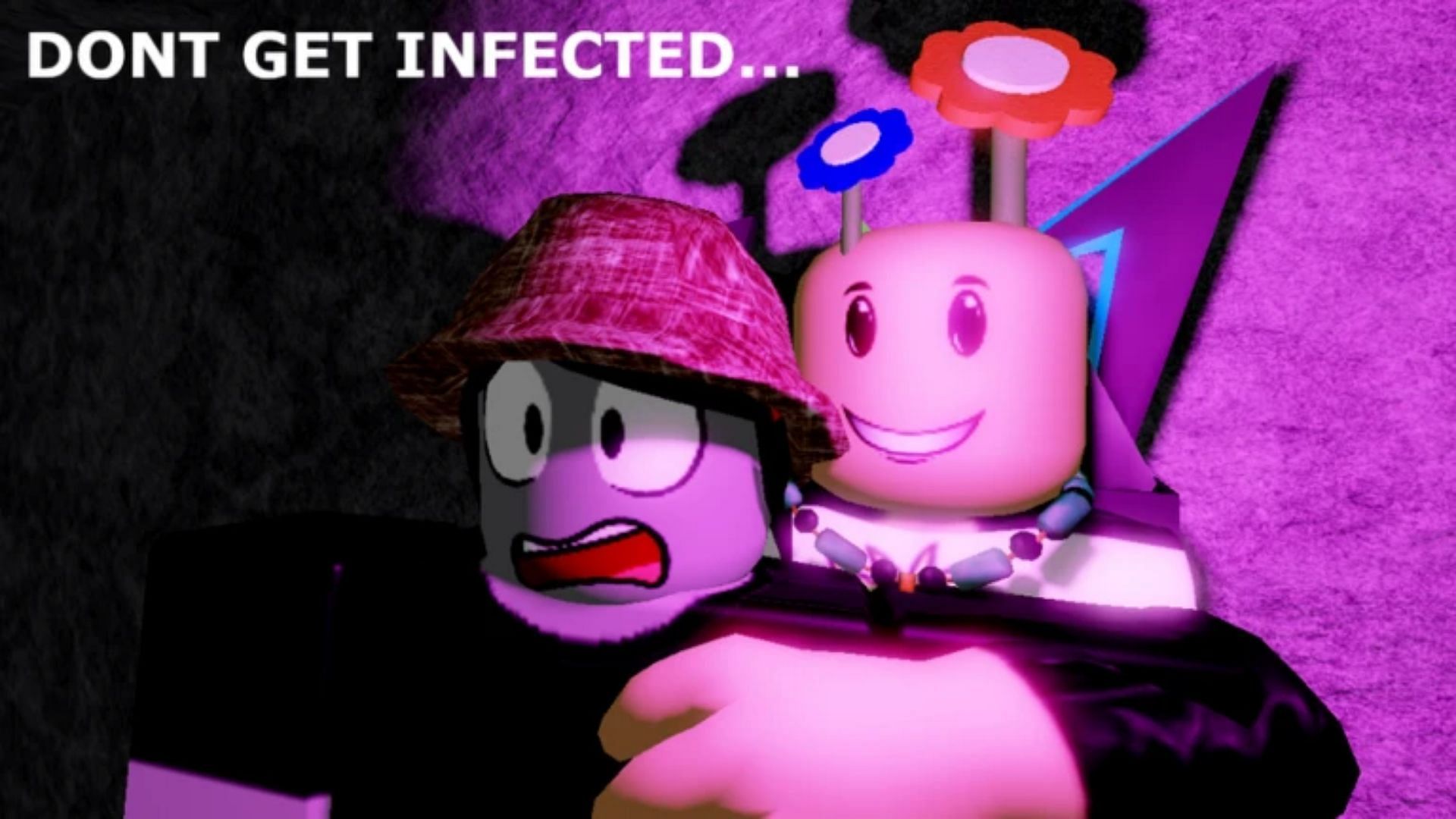 Official Infectious Smile cover (Image via Roblox)