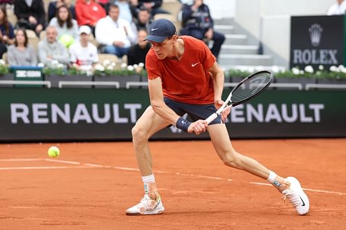 Jannik Sinner at the 2024 French Open