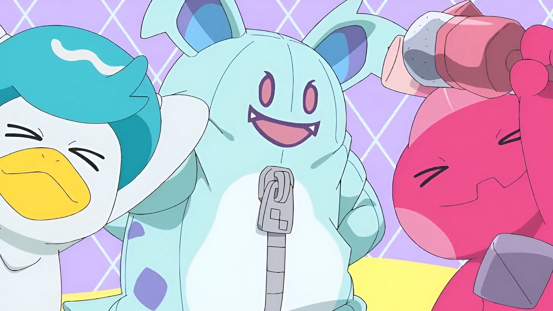 Dot begins our Pokemon Horizons Episode 50 recap with a Nidothing video (Image via The Pokemon Company)