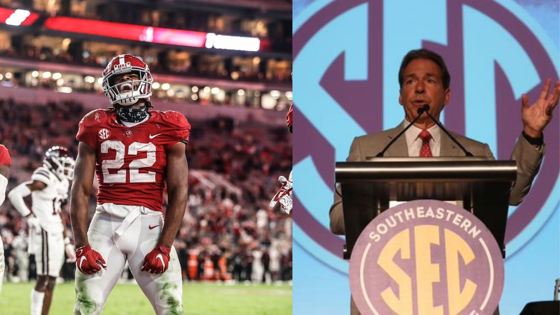 Najee Harris and Nick Saban did not always see eye to eye 