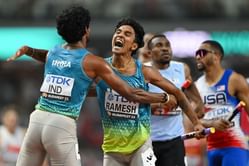 Why did the Indian Mixed 4x400 relay team not compete at the World Athletics Relays 2024?