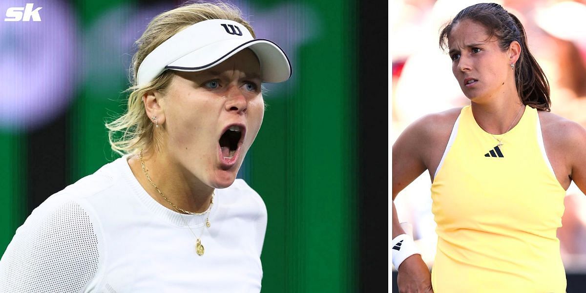 Peyton Stearns (L) and Daria Kasatkina. Photos: Getty