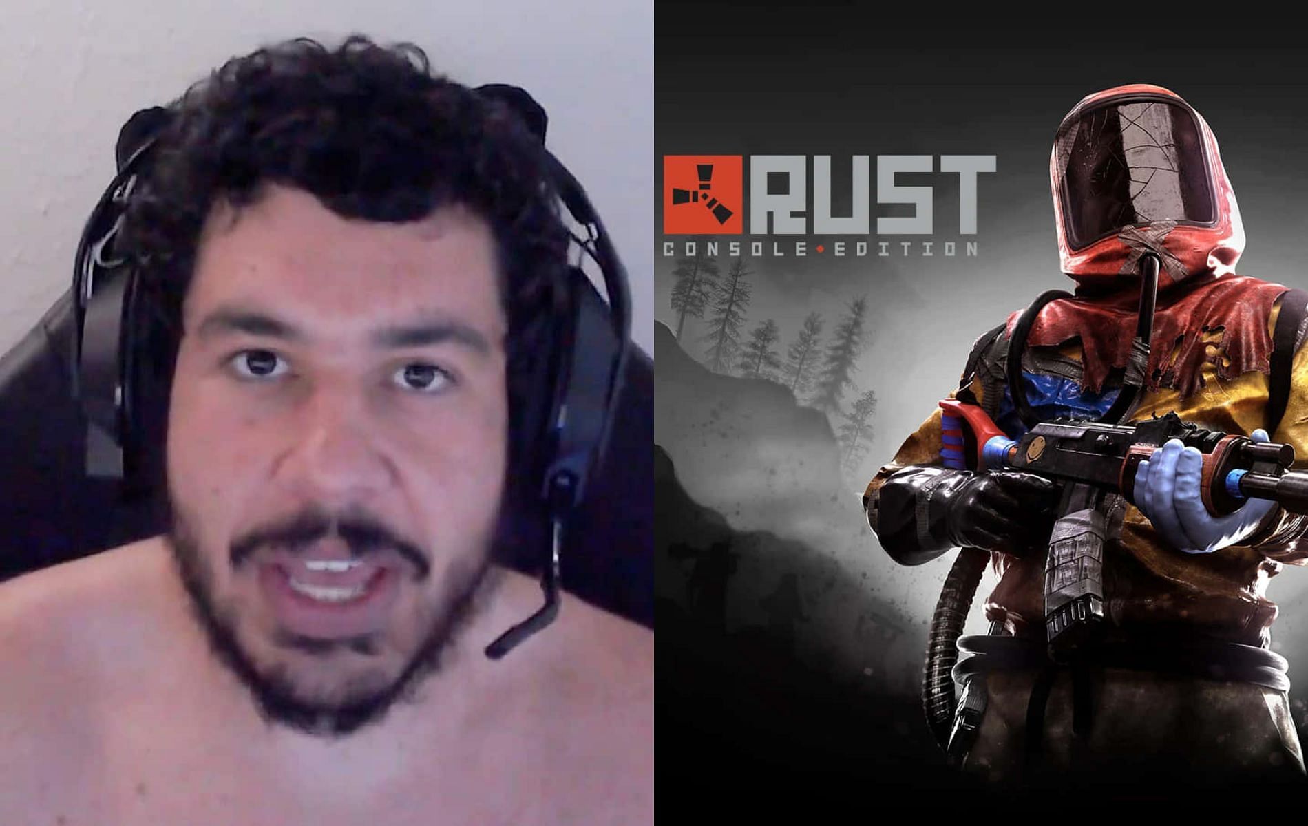 Greekgodx banned from Rust (Image via Twitch/Greekgodx and Rust)