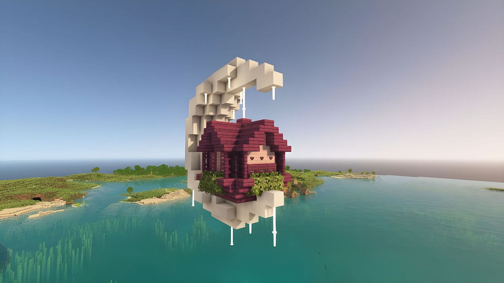 The Moon House (Image via YouTube/Little Ray | Minecraft)