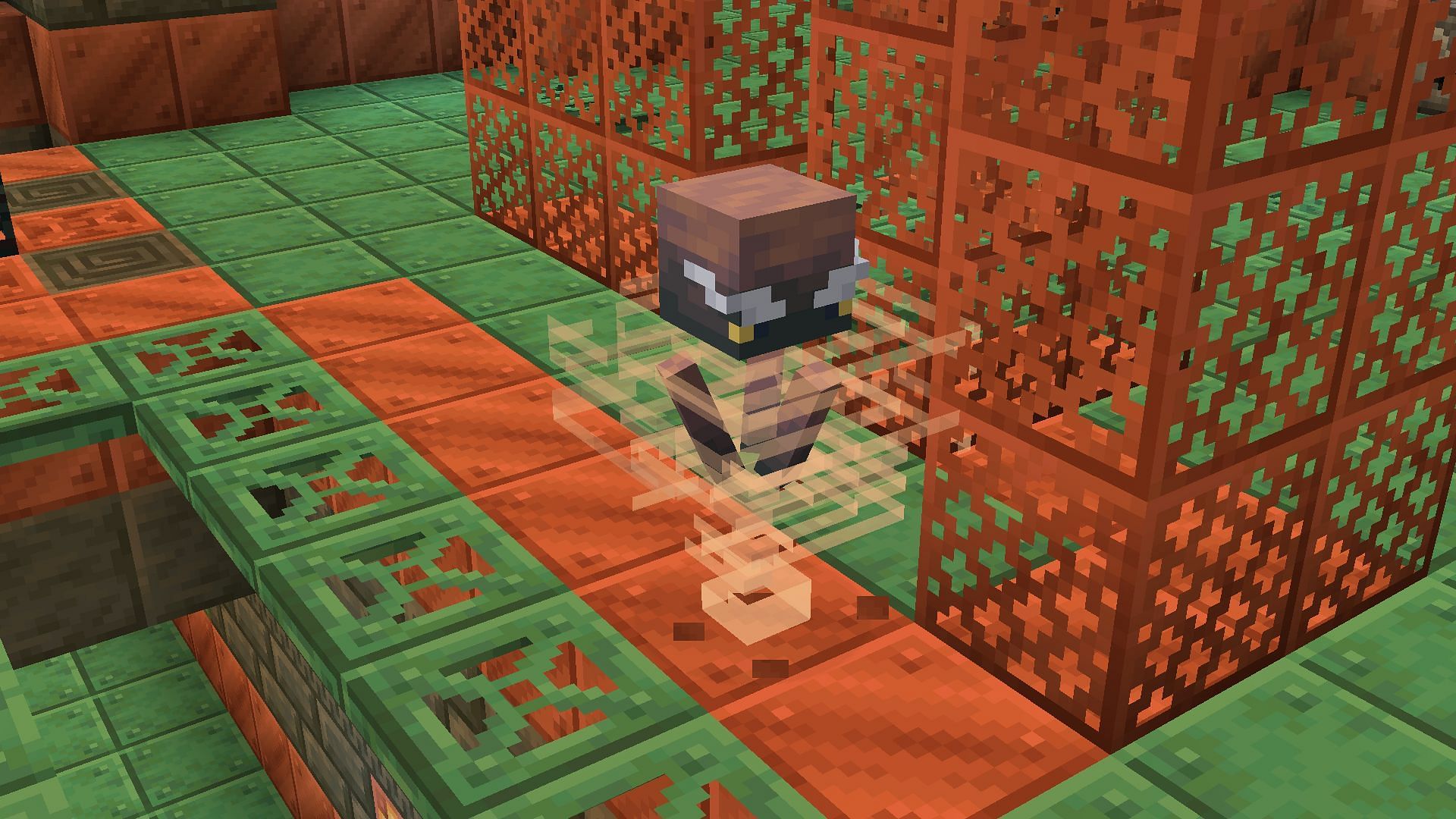 A breeze in Minecraft (Image via Mojang)