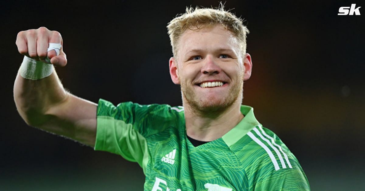 Arsenal star Aaron Ramsdale spotted at Championship Play-Off final dressed up as iconic Harry Potter character Hagrid