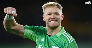 Arsenal star Aaron Ramsdale spotted at Championship Play-Off final dressed up as iconic Harry Potter character Hagrid