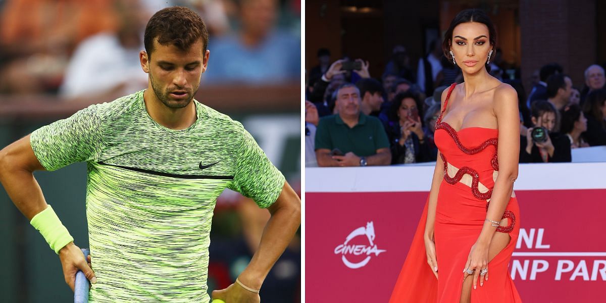 Grigor Dimitrov(L) and Madalina Ghenea (R)