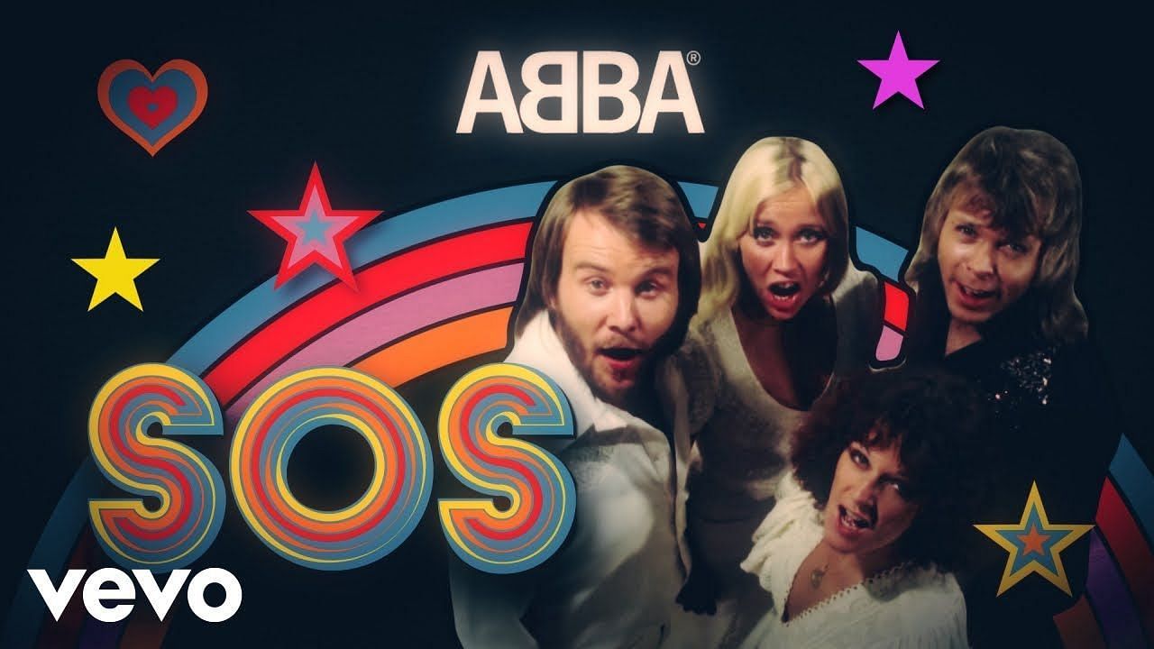 The track is about a cry to a lover who seems to ignore them and no longer them, hence the term &ldquo;SOS&rdquo;, often used as a signal and cry for help. (Image via ABBA/Youtube)