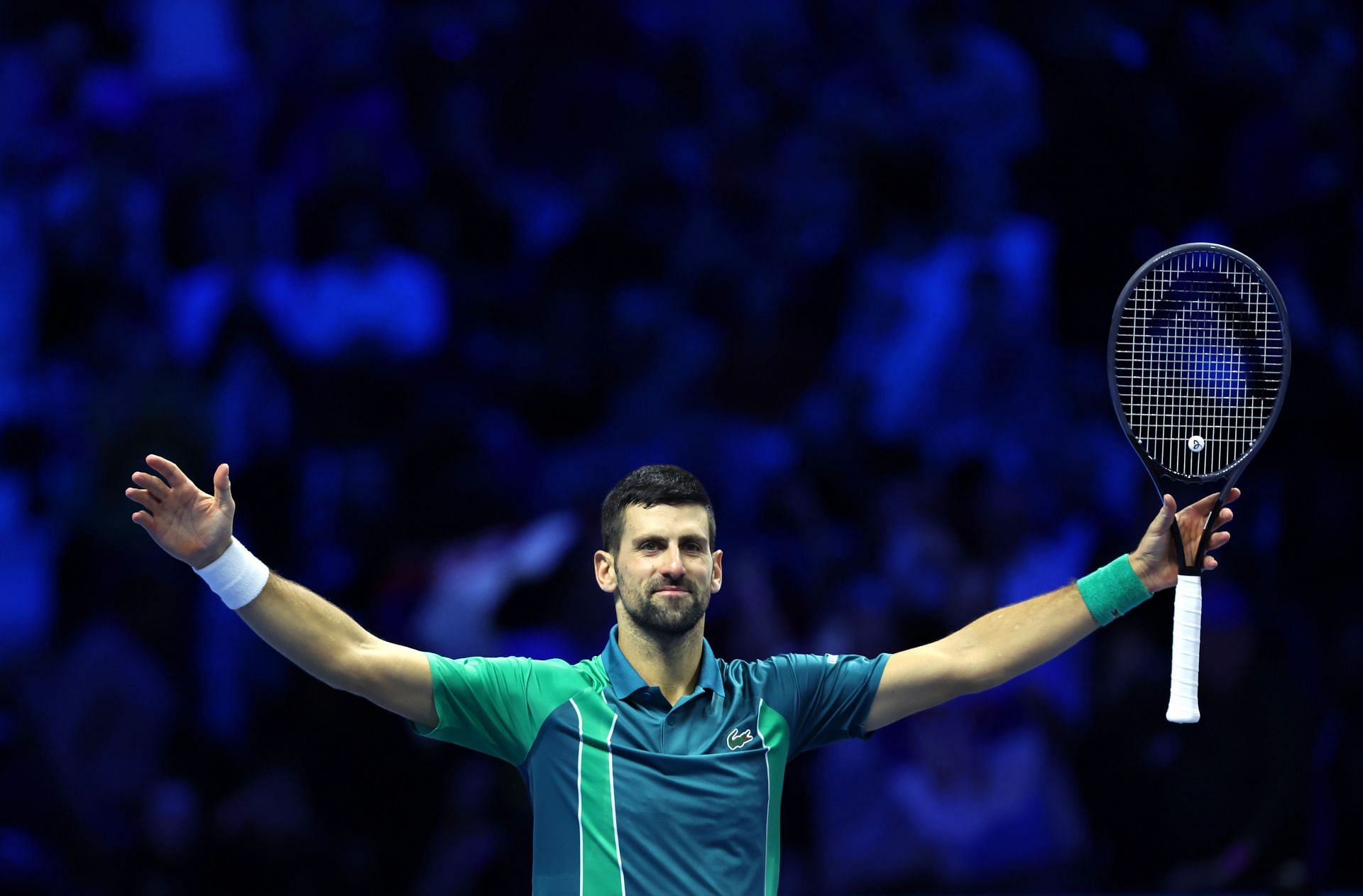 Novak Djokovic at the 2023 Nitto ATP Finals