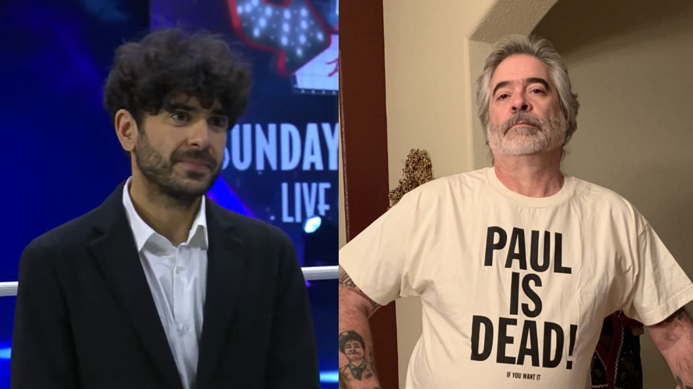 Tony Khan (left), Vince Russo (right)